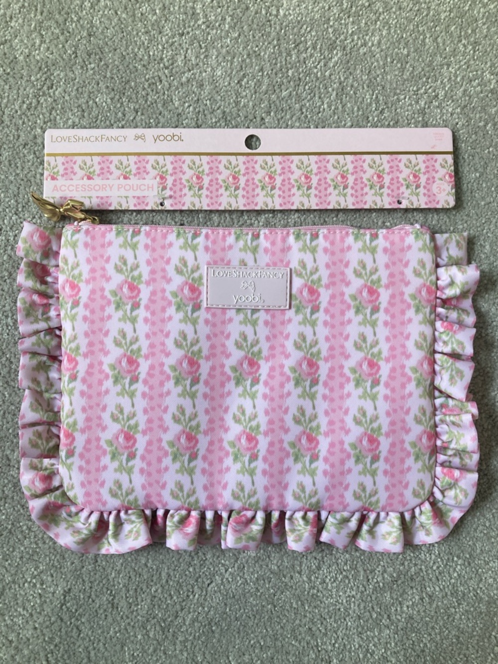 IN-HAND | LoveShackFancy x Target Yoobi Blooming Heirloom Ruffle Pencil Case